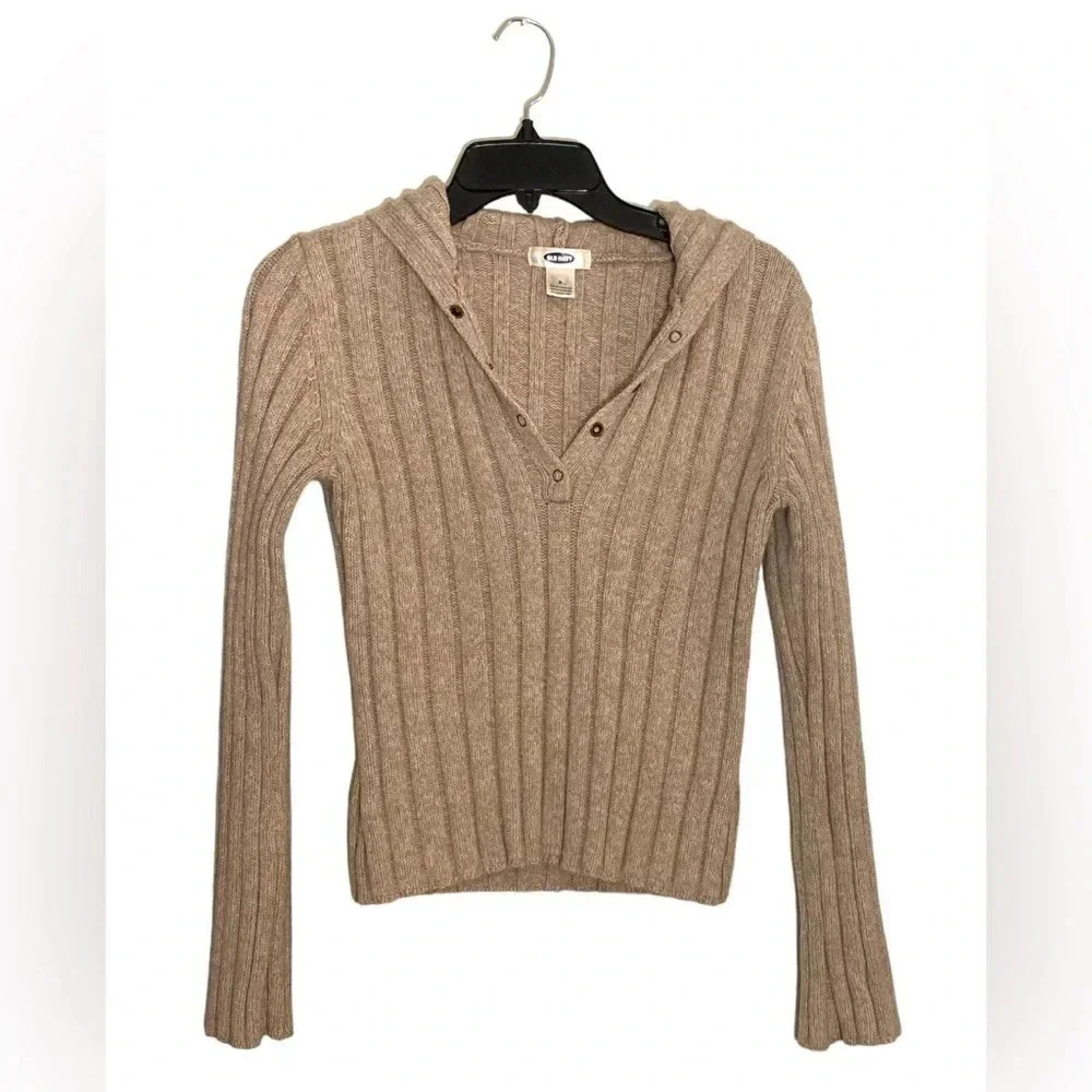 Old Navy Tan V-Neck Sweater